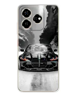 Чохол для ZTE Nubia V60 з картинкою «BMW — акварельний дрифт»