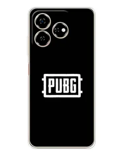 Чехол для ZTE Nubia V60 с картинкой «Лого BMW — металлический блеск»