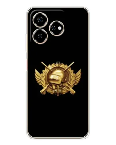 Чехол для ZTE Nubia V60 с картинкой «PUBG — оранжевый градиент»