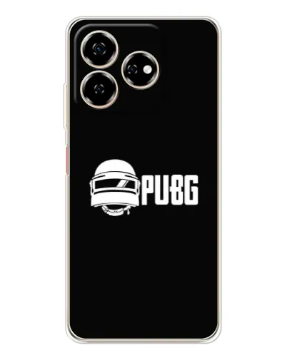 Чехол для ZTE Nubia V60 с картинкой «PUBG — классический лого»
