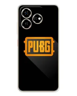 Чехол для ZTE Nubia V60 с картинкой «PUBG — рамка лого»