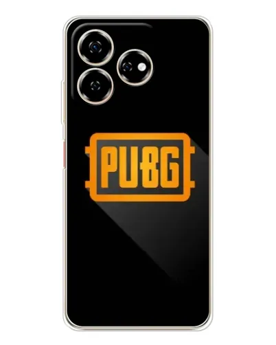Чехол для ZTE Nubia V60 с картинкой «PUBG — рамка лого»