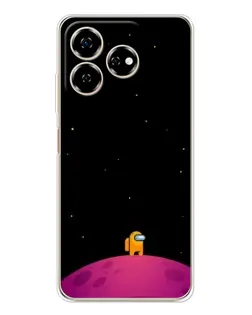 Чехол для ZTE Nubia V60 с картинкой «Одинокий герой на планете»
