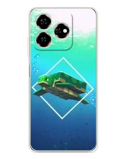 Чохол для ZTE Nubia V60 з картинкою «Черепаха Minecraft» Чохол для ZTE Nubia V60 з картинкою «Черепаха Minecraft»