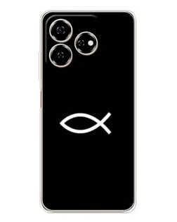 Чохол для ZTE Nubia V60 з картинкою «Символ риби Jesus» Чохол для ZTE Nubia V60 з картинкою «Символ риби Jesus»
