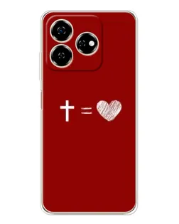 Чохол для ZTE Nubia V60 з картинкою «Рівняння любові» Чохол для ZTE Nubia V60 з картинкою «Рівняння любові»