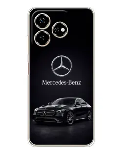 Чехол для ZTE Nubia V60 с картинкой «Mercedes — решетка радиатора»
