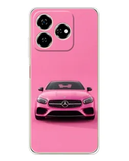 Чохол для ZTE Nubia V60 з картинкою «Рожевий Mercedes AMG»