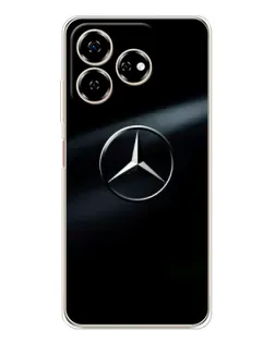Чохол для ZTE Nubia V60 з картинкою «Mercedes на металі»
