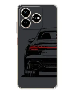 Чехол для ZTE Nubia V60 с картинкой «Задняя часть Audi — арт»