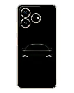 Чехол для ZTE Nubia V60 с картинкой «Взгляд Audi в темноте»