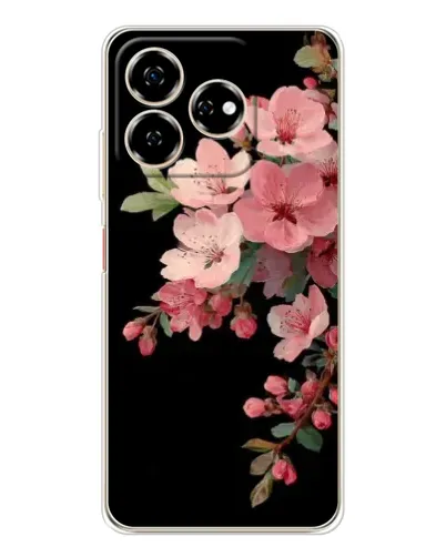 Чехол для ZTE Nubia V60 с картинкой «Розовая ветка сакуры»