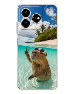 Чохол для ZTE Nubia V60 з картинкою «Капібара на морі» Чохол для ZTE Nubia V60 з картинкою «Капібара на морі»