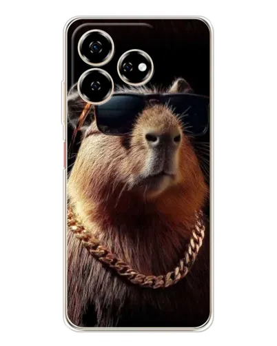Чехол для ZTE Nubia V60 с картинкой «Капибара золотая цепь» Чехол для ZTE Nubia V60 с картинкой «Капибара золотая цепь»