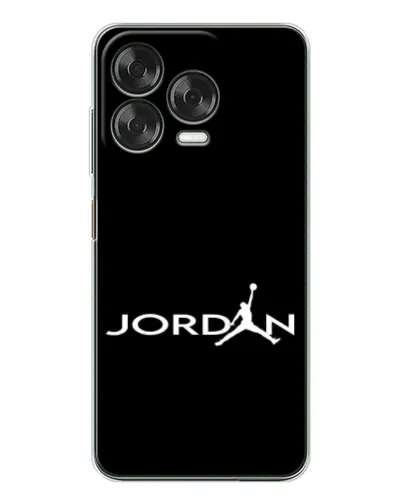 Чехол для ZTE Nubia V70 Design с картинкой «Jordan White Logo»