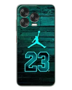 Чехол для ZTE Nubia V70 Design с картинкой «Jordan Cyan 23»