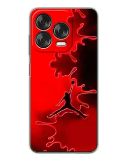 Чехол для ZTE Nubia V70 Design с картинкой «Jordan Red Smoke»