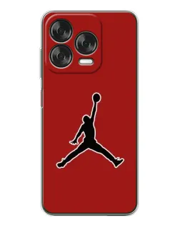 Чехол для ZTE Nubia V70 Design с картинкой «Jordan Red Back»