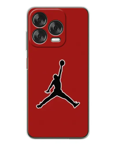 Чехол для ZTE Nubia V70 Design с картинкой «Jordan Red Back»