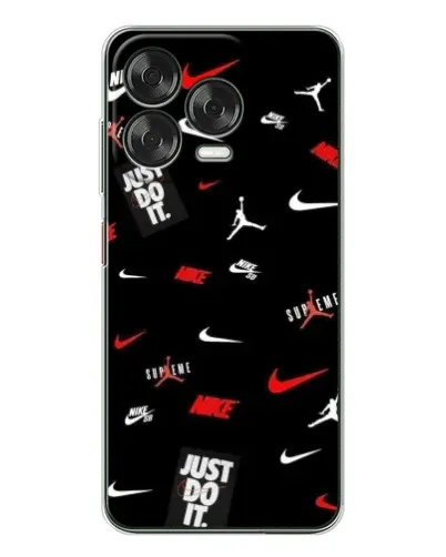 Чехол для ZTE Nubia V70 Design с картинкой «Nike Mix Pattern»