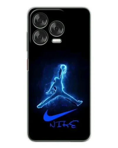 Чехол для ZTE Nubia V70 Design с картинкой «Jordan Neon Blue»