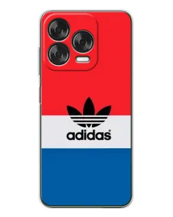 Чехол для ZTE Nubia V70 Design с картинкой «Ретро блоки Adidas»