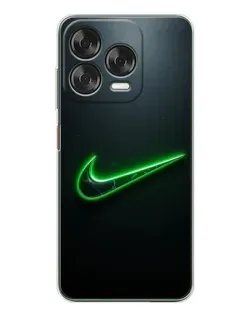 Чехол для ZTE Nubia V70 Design с картинкой «Неоновый контур Nike»