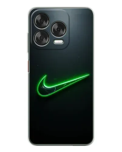 Чехол для ZTE Nubia V70 Design с картинкой «Неоновый контур Nike»