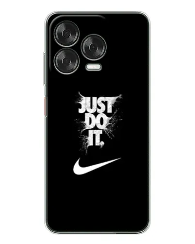 Чехол для ZTE Nubia V70 Design с картинкой «Текстовый принт Nike»