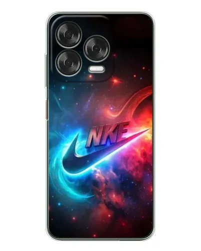 Чехол для ZTE Nubia V70 Design с картинкой «Огненный логотип Nike»
