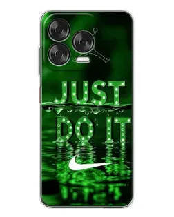 Чехол для ZTE Nubia V70 Design с картинкой «Зеленый неоновый Nike»