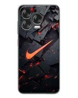 Чехол для ZTE Nubia V70 Design с картинкой «Nike — эффект разломов»