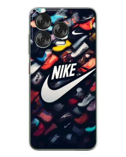 Чехол для ZTE Nubia V70 Design с картинкой «Коллекция кроссовок Nike»