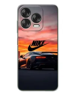 Чехол для ZTE Nubia V70 Design с картинкой «Nike и суперкар»