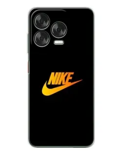Чехол для ZTE Nubia V70 Design с картинкой «Золотой логотип Nike»