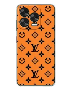 Чехол для ZTE Nubia V70 Design с картинкой «Оранжевый стиль LV»