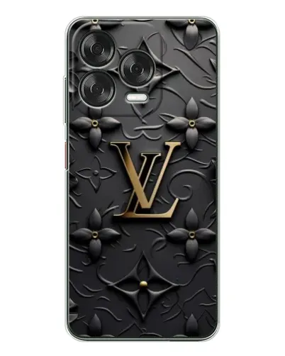 Чехол для ZTE Nubia V70 Design с картинкой «Кожаная текстура LV»