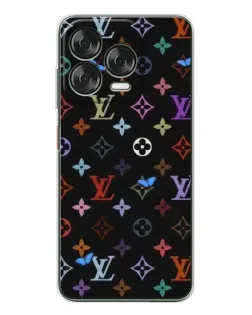 Чехол для ZTE Nubia V70 Design с картинкой «Цветная монограмма LV»
