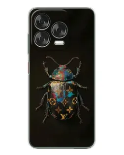 Чехол для ZTE Nubia V70 Design с картинкой «LV — мраморный принт»
