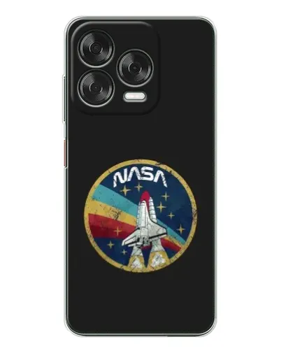 Чехол для ZTE Nubia V70 Design с картинкой «NASA — эмблема миссии»