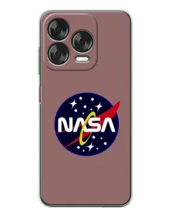 Чехол для ZTE Nubia V70 Design с картинкой «NASA — ретро космос»