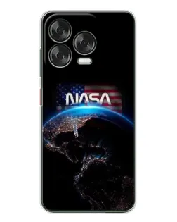 Чехол для ZTE Nubia V70 Design с картинкой «Земля из космоса NASA»