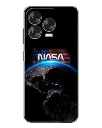 Чехол для ZTE Nubia V70 Design с картинкой «Земля из космоса NASA»