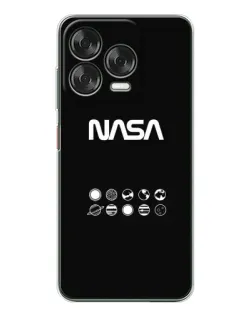 Чехол для ZTE Nubia V70 Design с картинкой «NASA — технический принт»