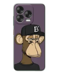 Чехол для ZTE Nubia V70 Design с картинкой «Bored Ape в кепке»