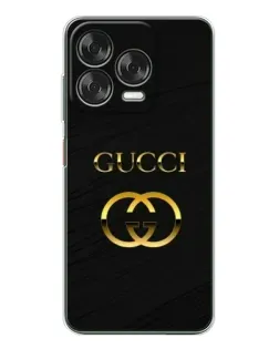 Чехол для ZTE Nubia V70 Design с картинкой «Золотой логотип Gucci»