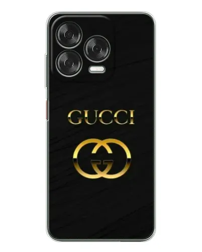 Чехол для ZTE Nubia V70 Design с картинкой «Золотой логотип Gucci» Чехол для ZTE Nubia V70 Design с картинкой «Золотой логотип Gucci»