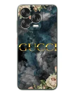 Чехол для ZTE Nubia V70 Design с картинкой «Абстрактные цветы Gucci»
