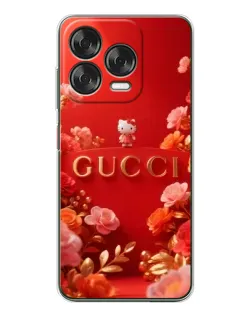 Чехол для ZTE Nubia V70 Design с картинкой «Gucci — золотой сад»