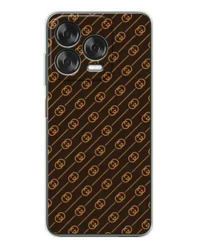 Чехол для ZTE Nubia V70 Design с картинкой «Gucci — золотые диагонали» Чехол для ZTE Nubia V70 Design с картинкой «Gucci — золотые диагонали»
